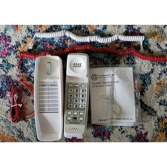 Vtg WISCONSIN BADGERS Southwestern Bell Freedom Phone CollegiateFM1000/FC2556 - Picture 2 of 5